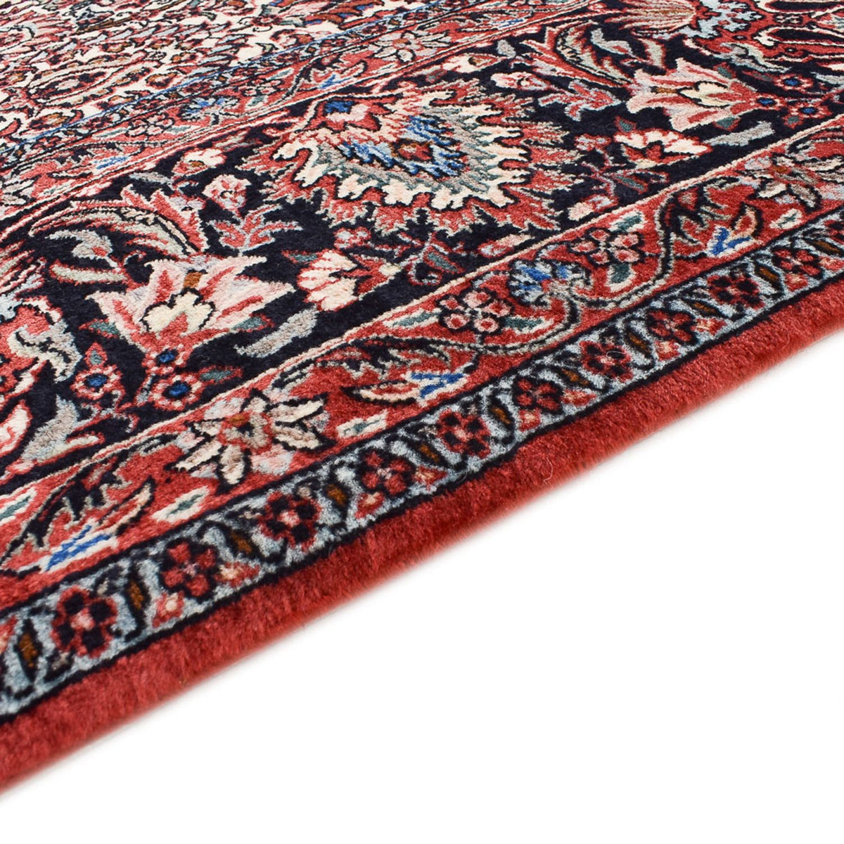 Tapis persan - Bidjar - 340 x 258 cm - rouge clair
