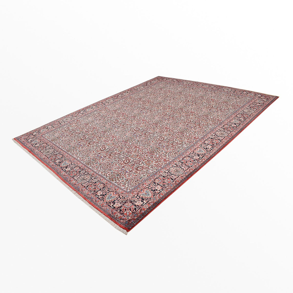 Tapis persan - Bidjar - 340 x 258 cm - rouge clair