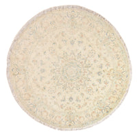 Tapis persan - Tabriz - Premium ronde  - 250 x 250 cm - beige