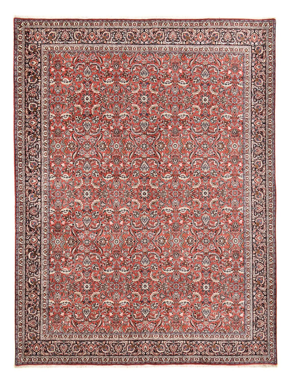 Tapis persan - Bidjar - 402 x 304 cm - rouge clair