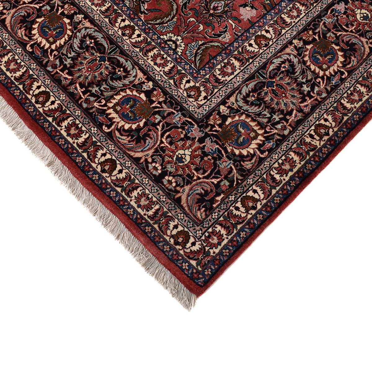 Tapis persan - Bidjar - 402 x 304 cm - rouge clair