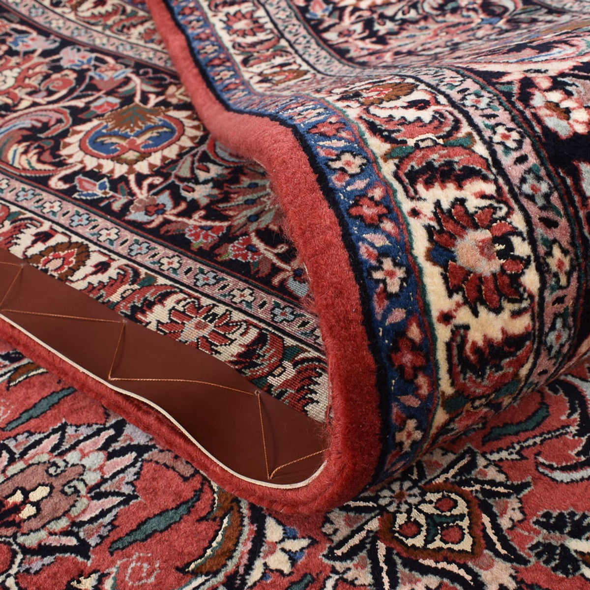 Tapis persan - Bidjar - 402 x 304 cm - rouge clair