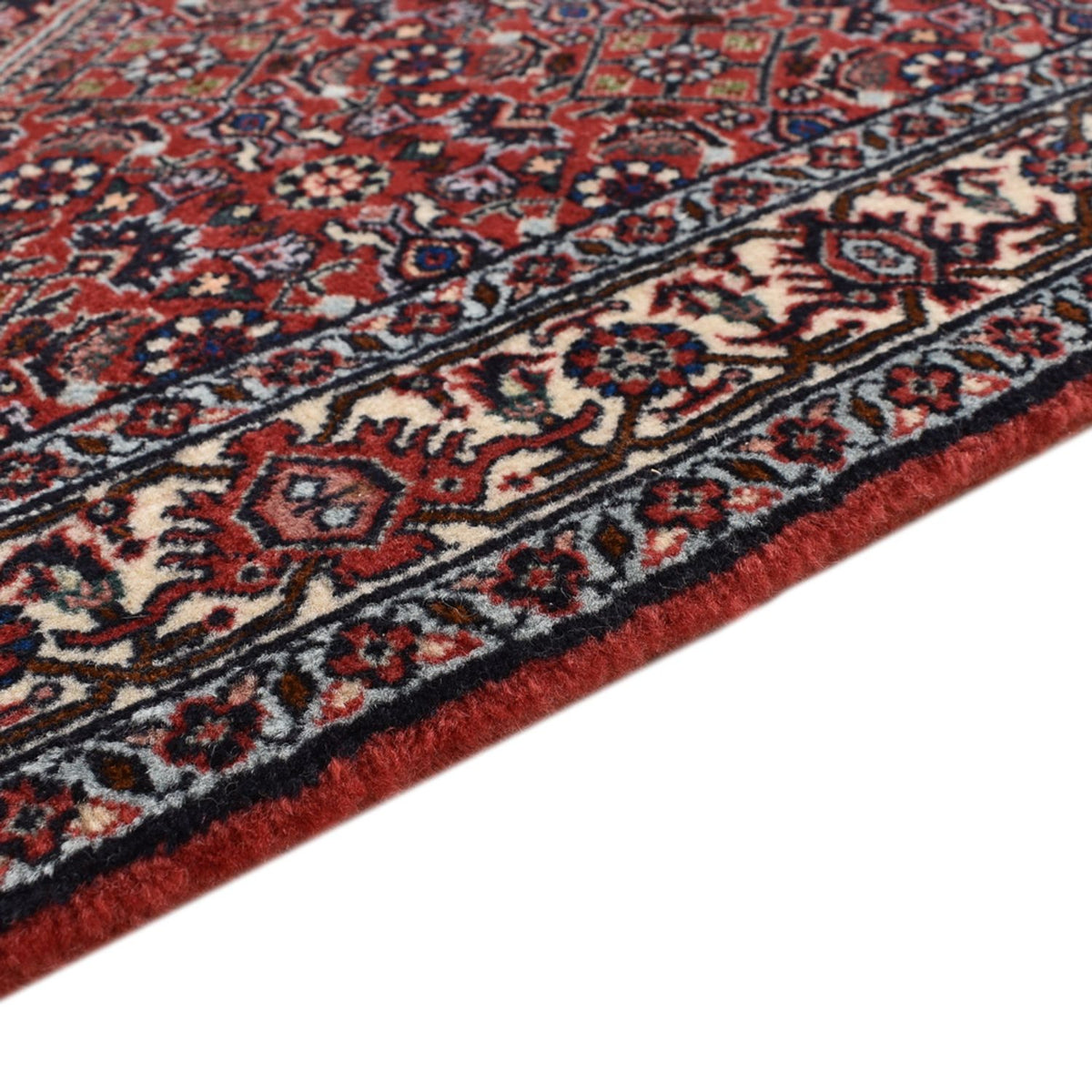Tapis de couloir Tapis persan - Bidjar - 402 x 76 cm - marron