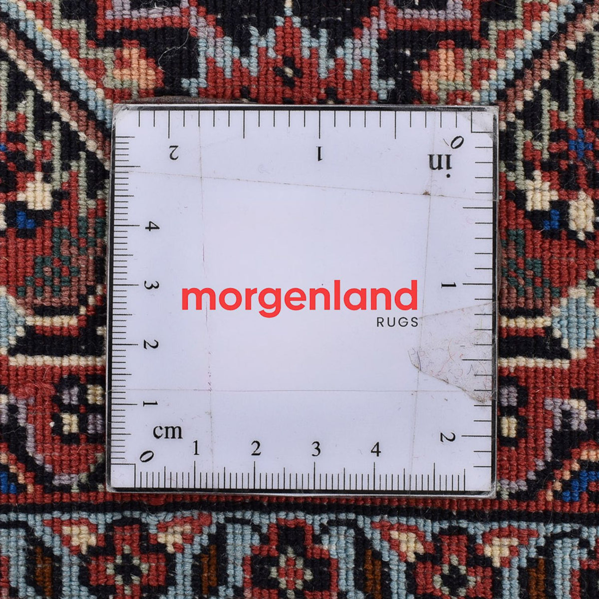 Tapis de couloir Tapis persan - Bidjar - 402 x 76 cm - marron