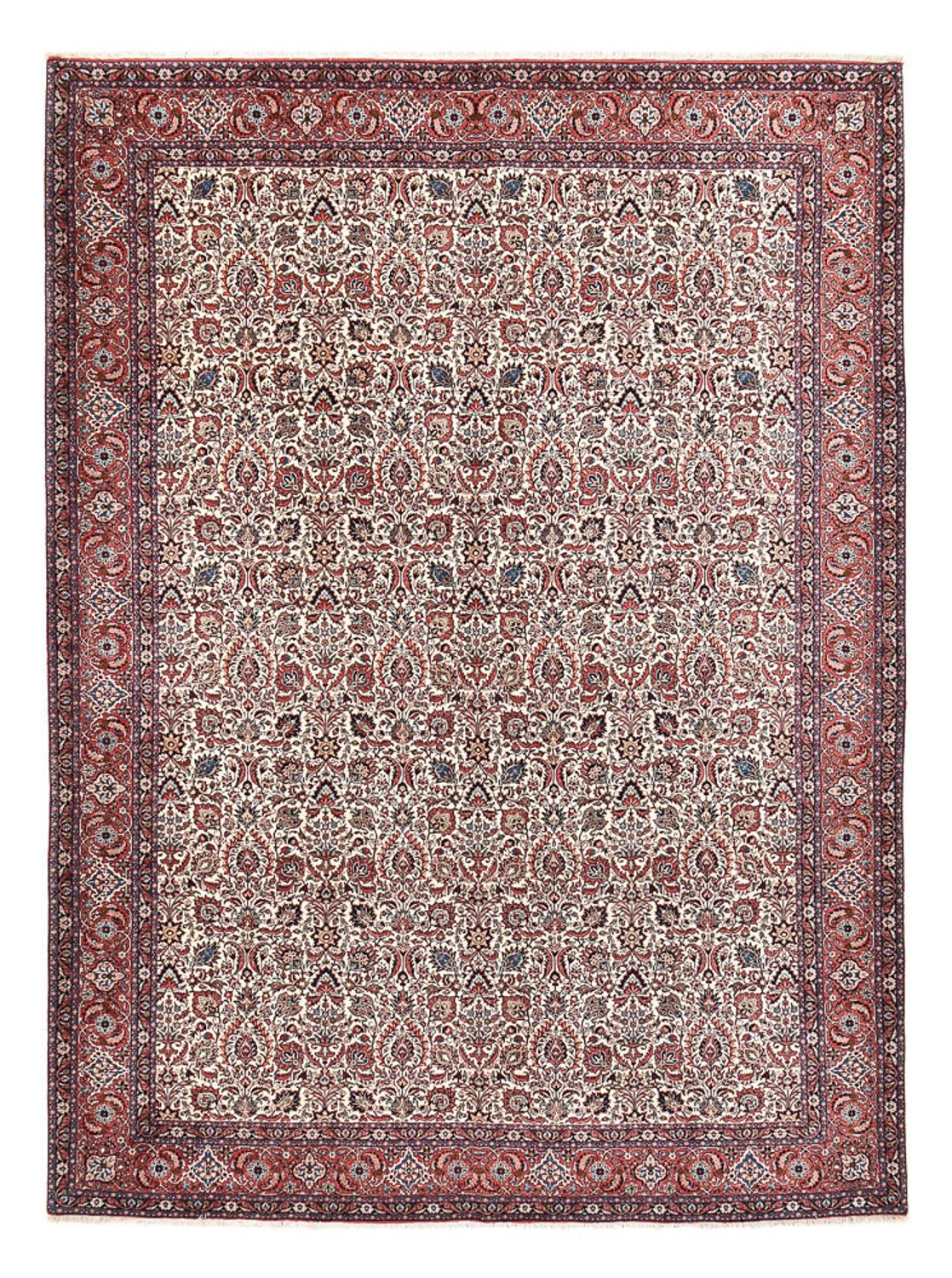 Tapis persan - Bidjar - 412 x 302 cm - marron clair