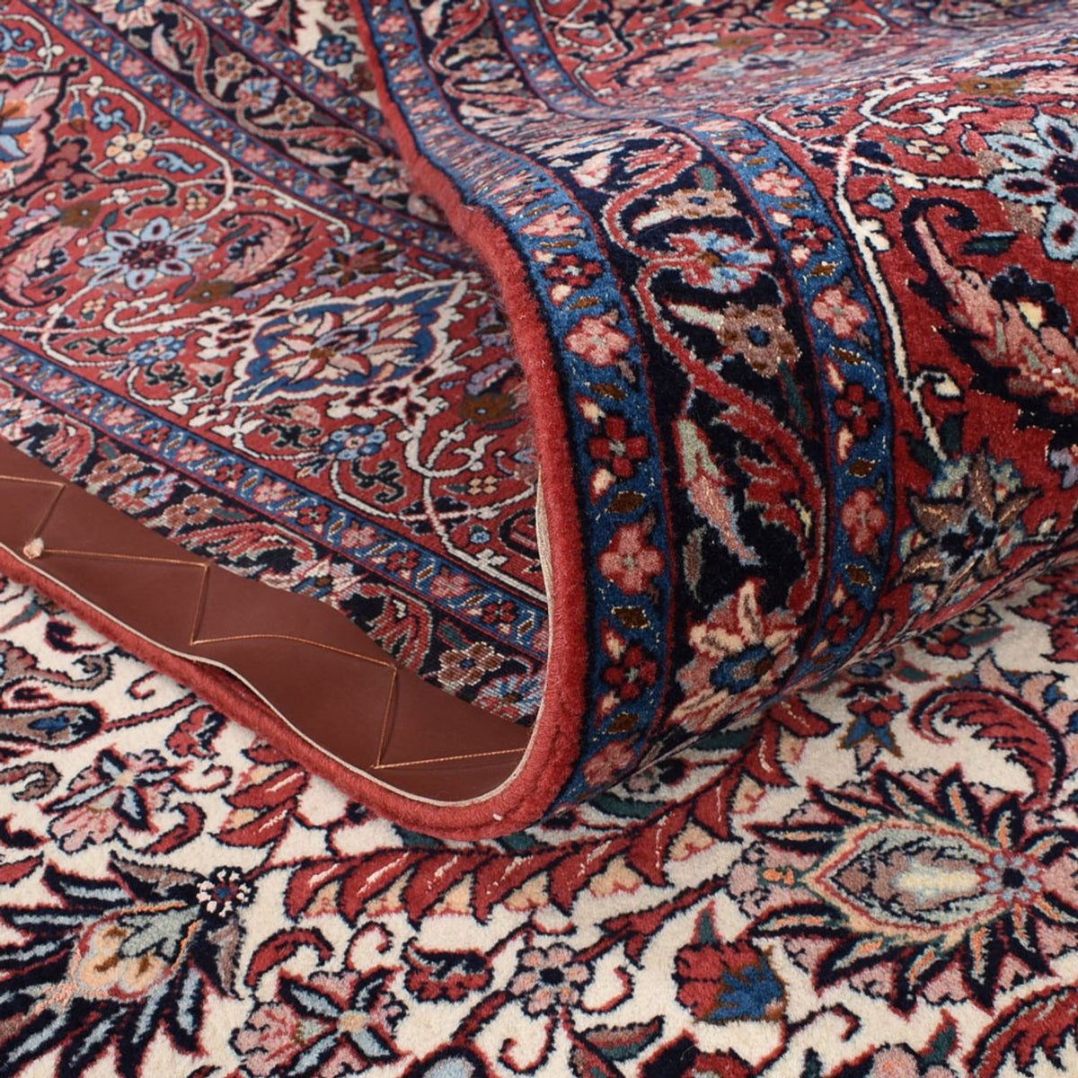 Tapis persan - Bidjar - 412 x 302 cm - marron clair