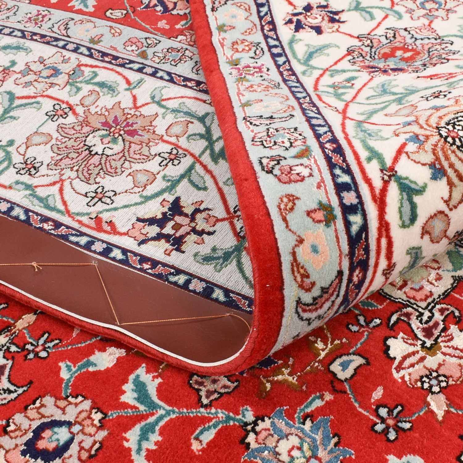 Tapis persan - Tabriz - Premium - 213 x 150 cm - rouge