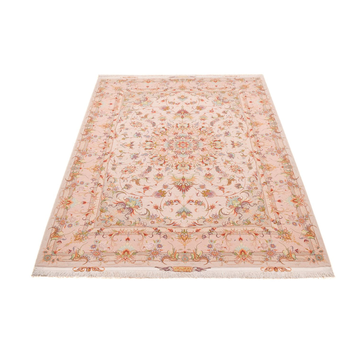 Tapis persan - Tabriz - Royal - 203 x 150 cm - beige