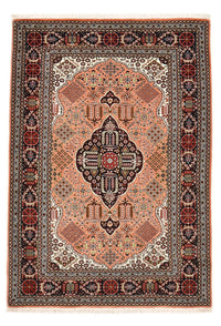 Tapis persan - Tabriz - Royal - 147 x 103 cm - rouge clair
