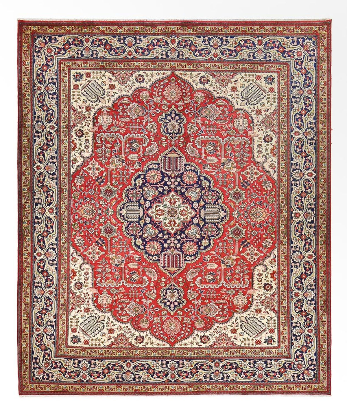 Tapis persan - Tabriz - Royal - 376 x 305 cm - rouge
