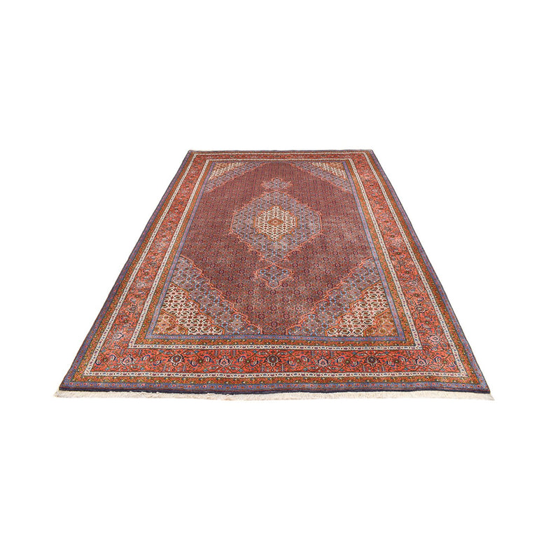 Tapis Gabbeh - Persan Kashkuli - 304 x 206 cm - rouge foncé