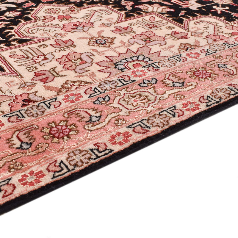 Tapis de couloir Tapis persan - Tabriz - Premium - 350 x 91 cm - bleu foncé