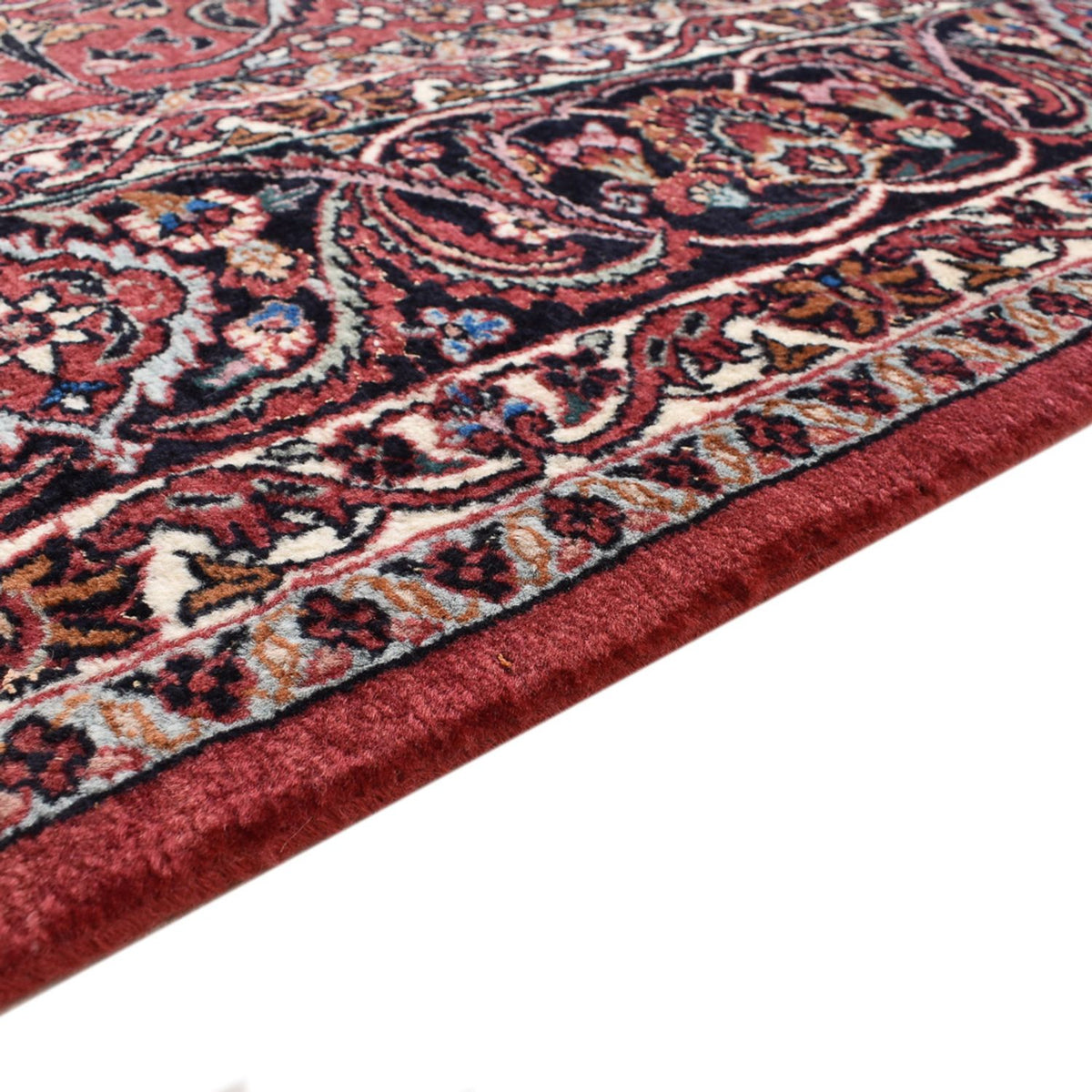 Tapis persan - Bidjar - 296 x 207 cm - rouge clair
