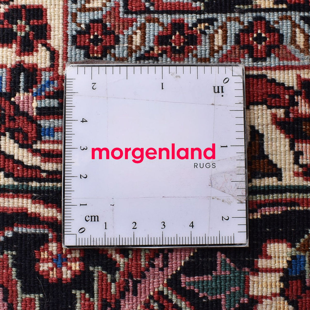 Tapis persan - Bidjar - 296 x 207 cm - rouge clair