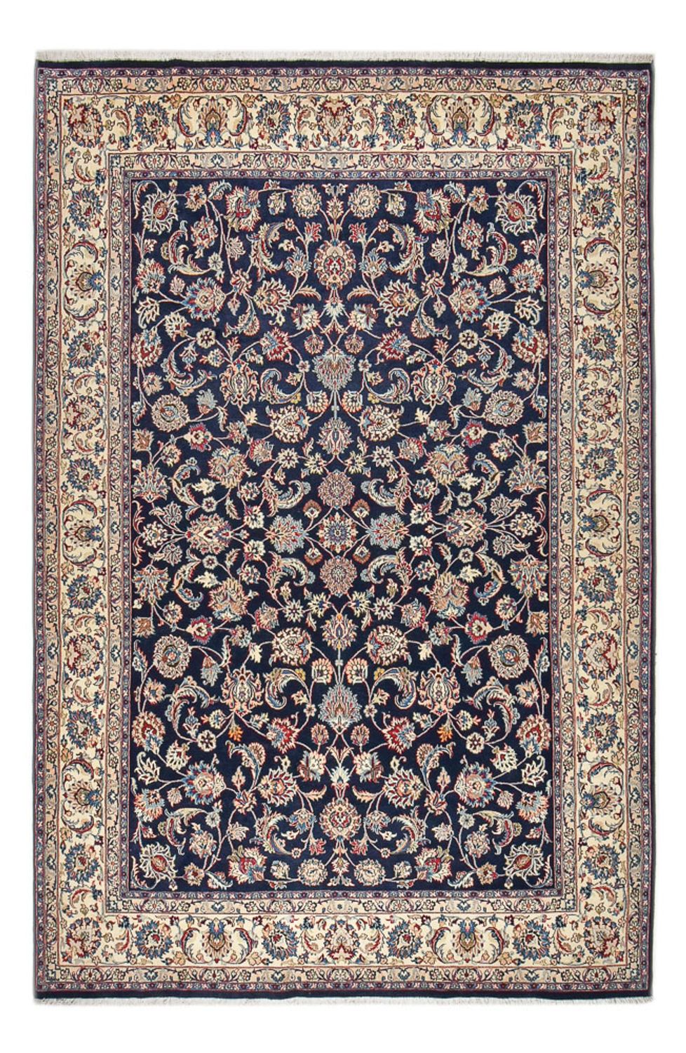 Tapis persan - Classique - 367 x 241 cm - bleu foncé