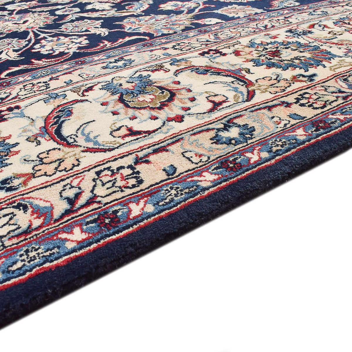 Tapis persan - Classique - 367 x 241 cm - bleu foncé