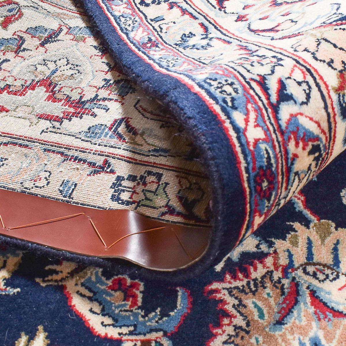 Tapis persan - Classique - 367 x 241 cm - bleu foncé