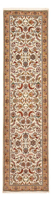 Tapis de couloir Tapis persan - Tabriz - Premium - 307 x 79 cm - caramel