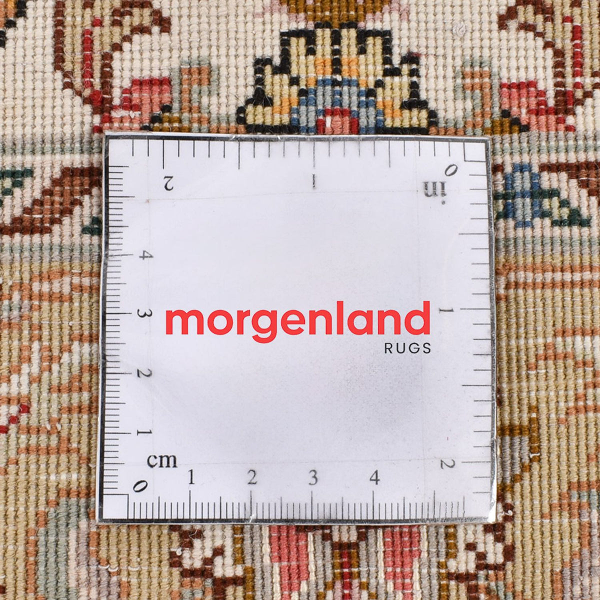 Tapis de couloir Tapis persan - Tabriz - Premium - 307 x 79 cm - caramel