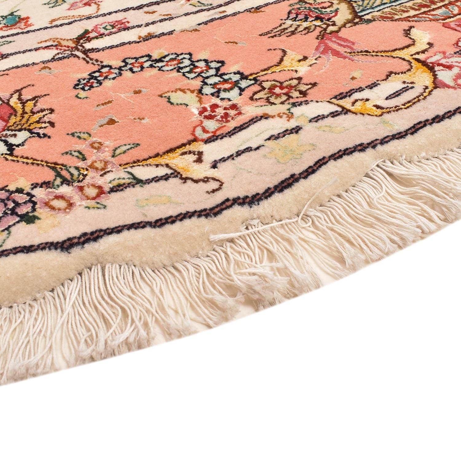 Tapis persan - Tabriz - Premium ronde  - 200 x 200 cm - crème