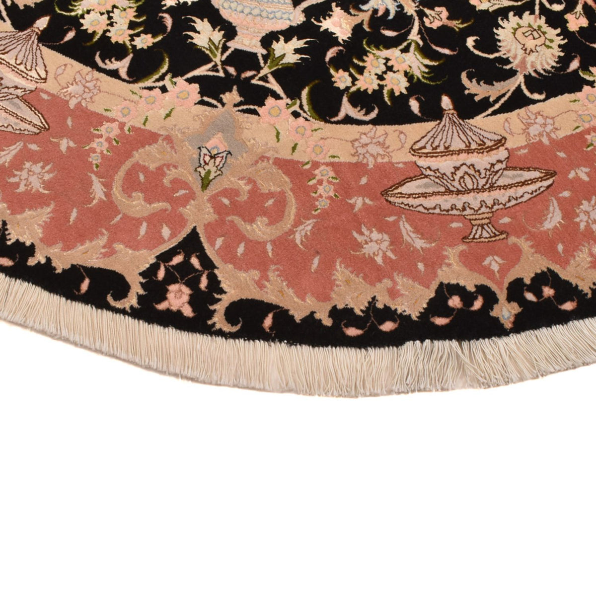 Tapis persan - Tabriz - Premium ronde  - 200 x 200 cm - multicolore