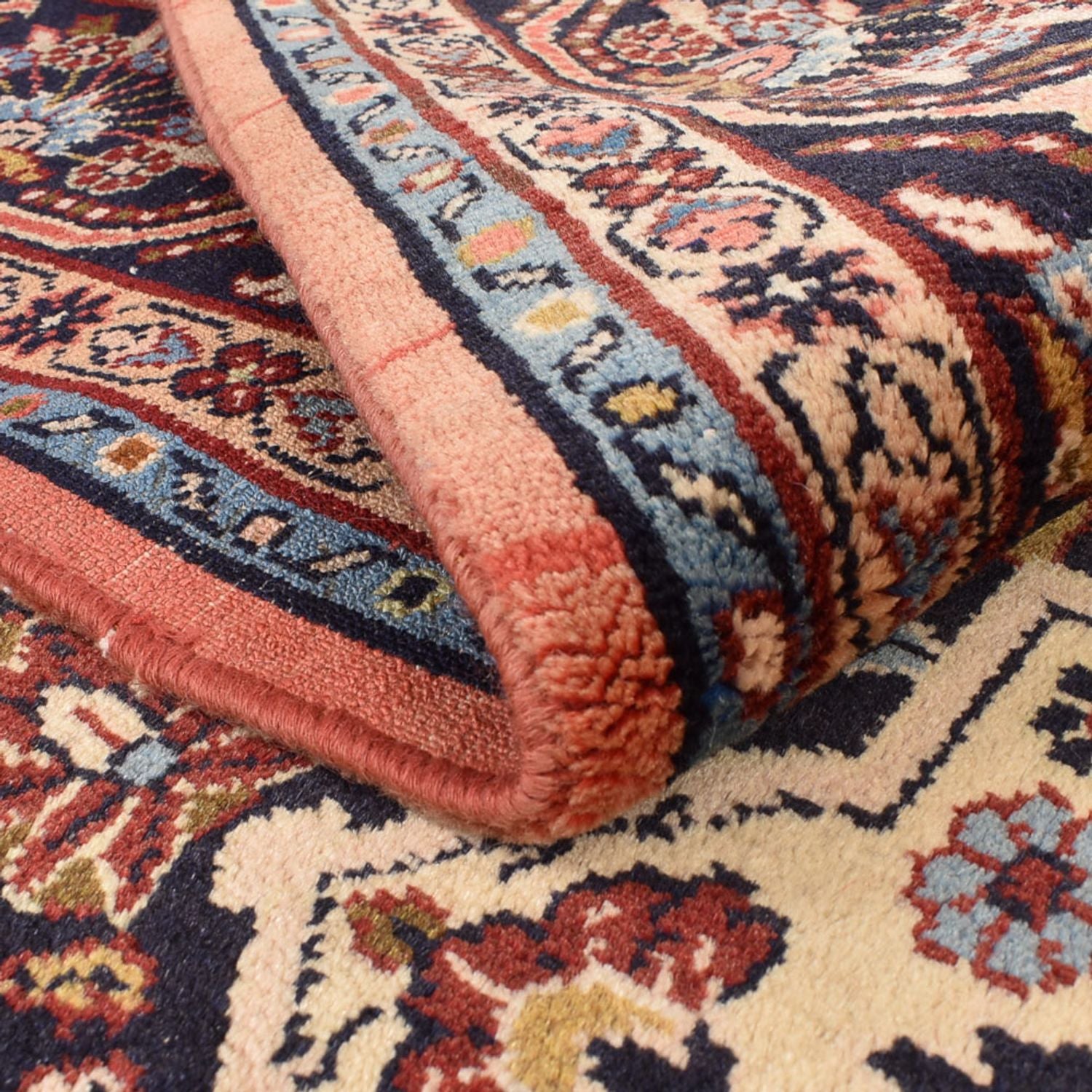Tapis persan - Nomadic - 320 x 202 cm - rouge clair