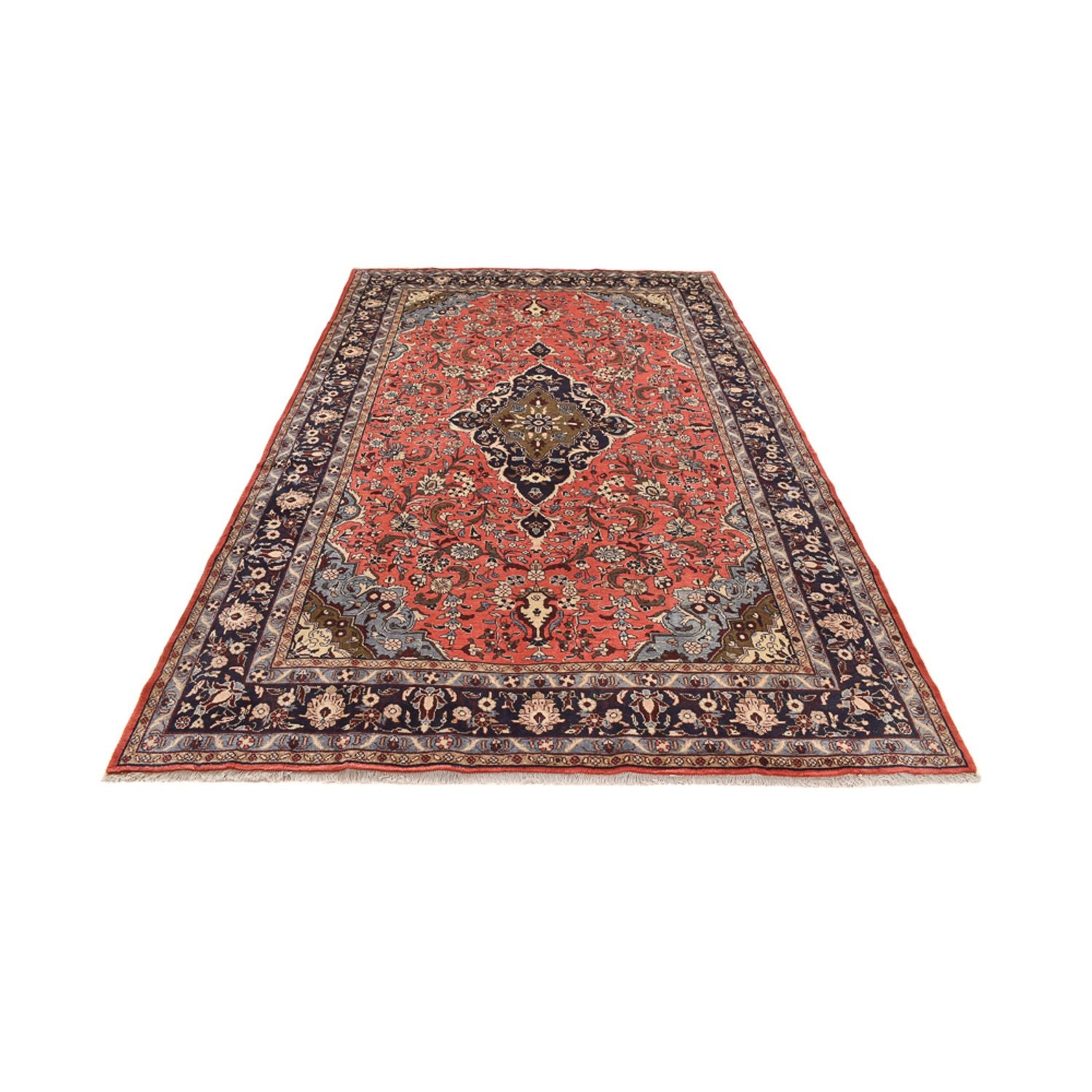Tapis persan - Nomadic - 300 x 198 cm - rouge clair