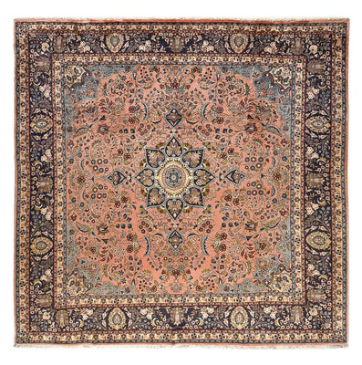 Tapis persan - Nomadic carré  - 308 x 305 cm - saumon