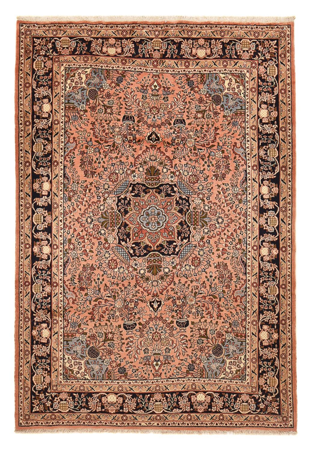 Tapis persan - Nomadic - 294 x 210 cm - rouge clair