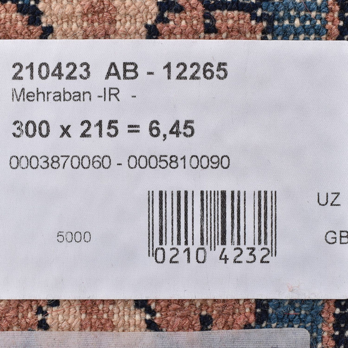 Tapis persan - Nomadic - 300 x 215 cm - multicolore