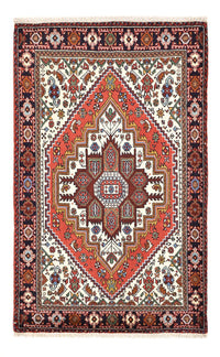 Tapis persan - Nomadic - 124 x 78 cm - rouge clair