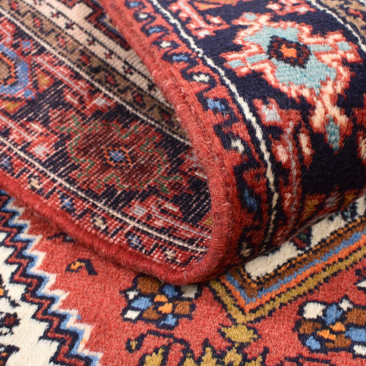 Tapis persan - Nomadic - 124 x 78 cm - rouge clair