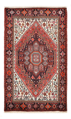 Tapis persan - Nomadic - 129 x 80 cm - rouge clair