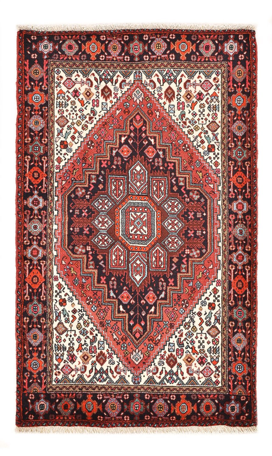 Tapis persan - Nomadic - 129 x 80 cm - rouge clair