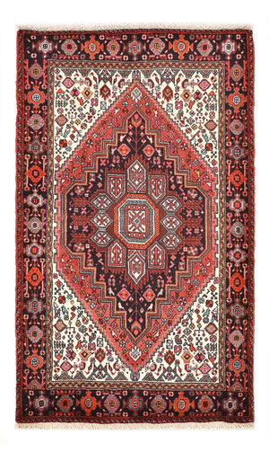 Tapis persan - Nomadic - 129 x 80 cm - rouge clair