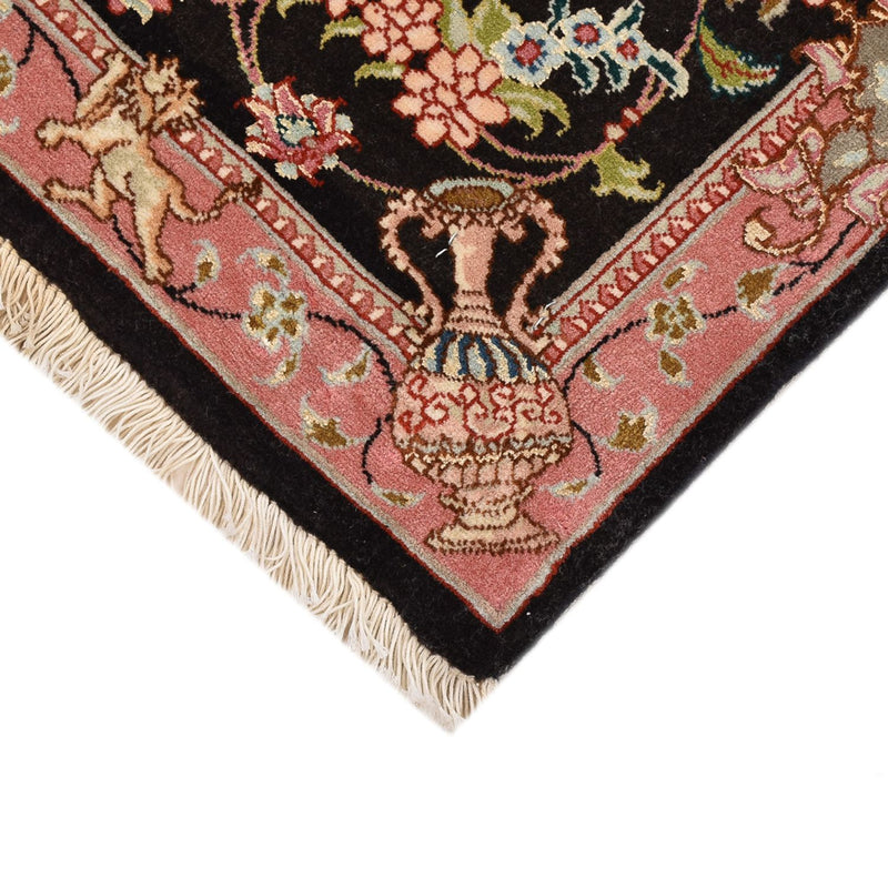 Tapis persan - Tabriz - Royal - 72 x 55 cm - bleu foncé
