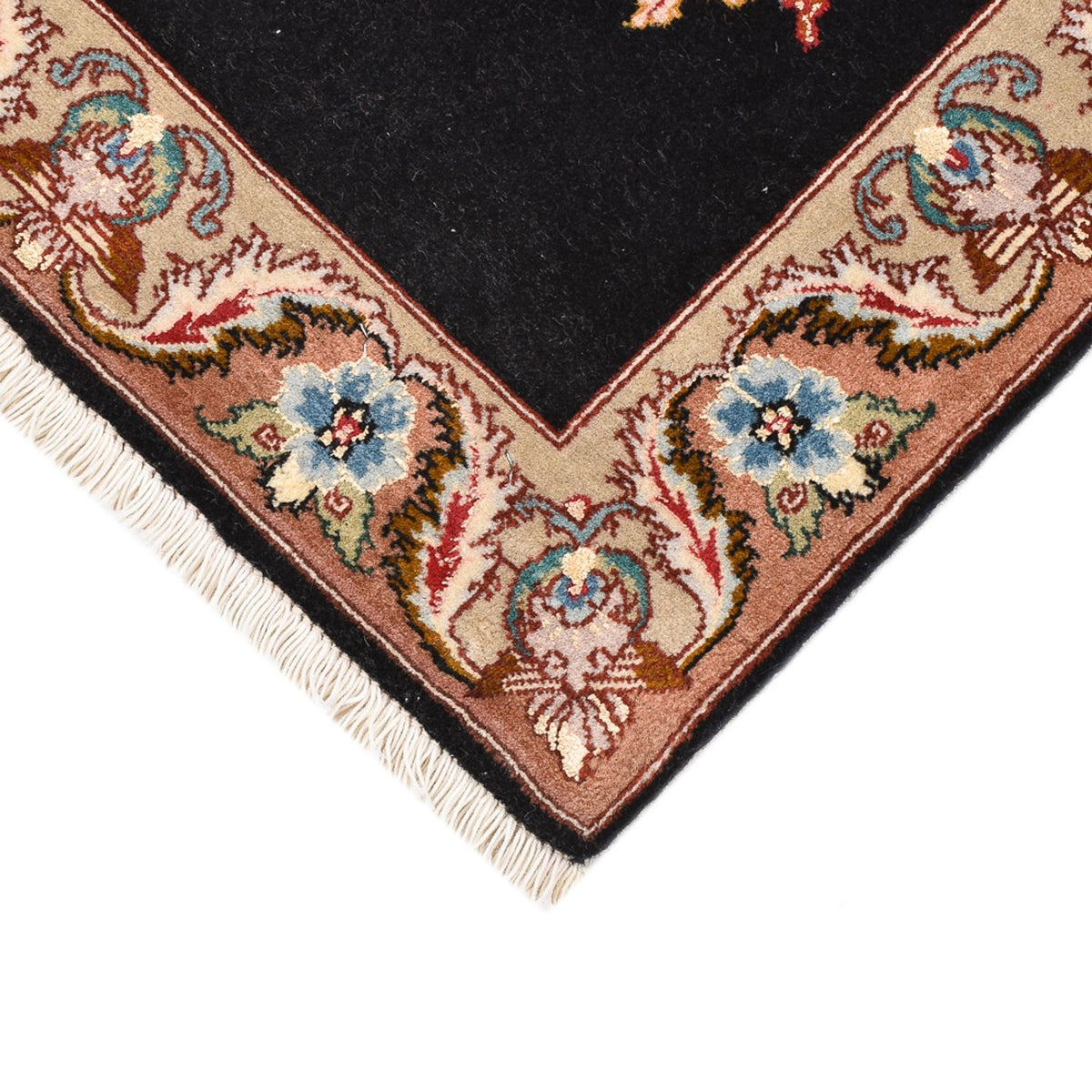 Tapis persan - Tabriz - Royal - 76 x 52 cm - bleu foncé