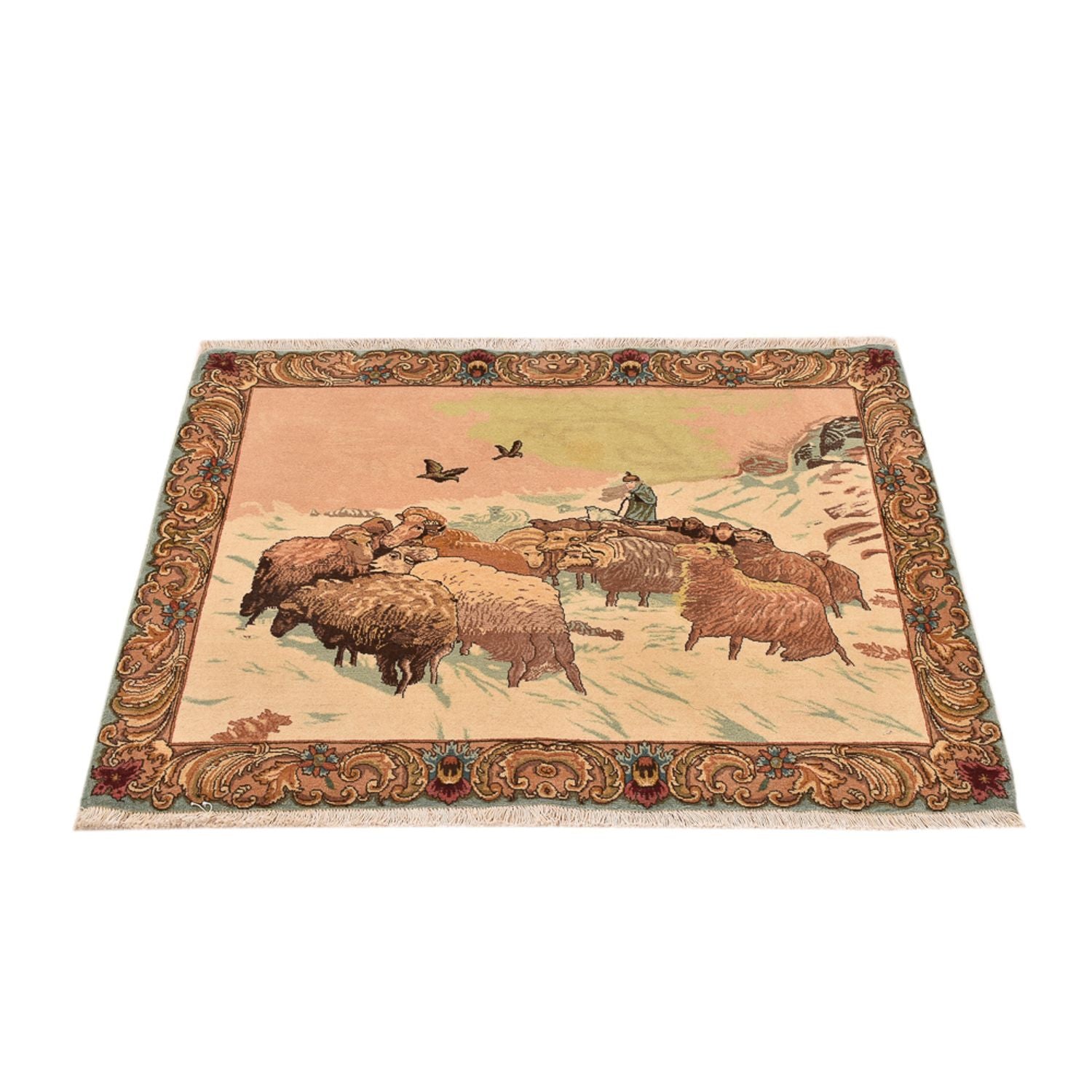 Tapis persan - Tabriz - Royal - 110 x 84 cm - multicolore