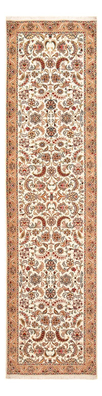 Tapis de couloir Tapis persan - Tabriz - Premium - 320 x 77 cm - caramel