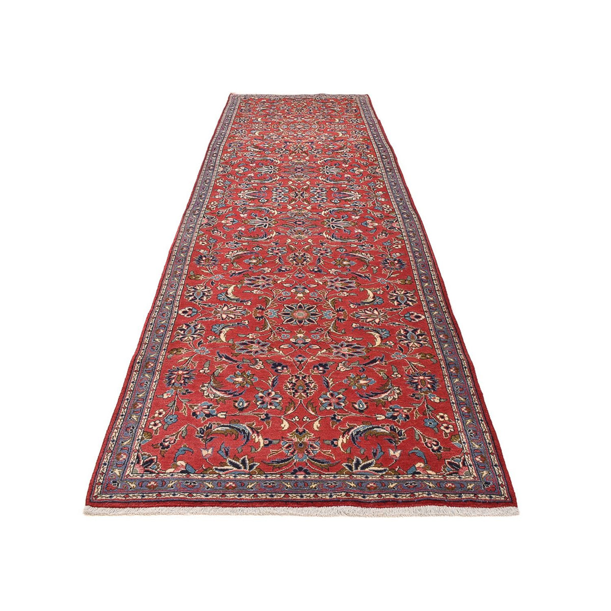 Tapis de couloir Tapis persan - Classique - 424 x 112 cm - rouge