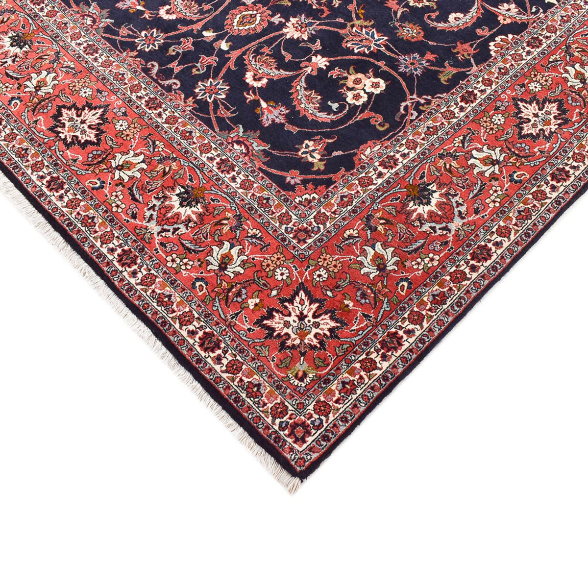 Tapis persan - Bidjar - 350 x 258 cm - bleu foncé