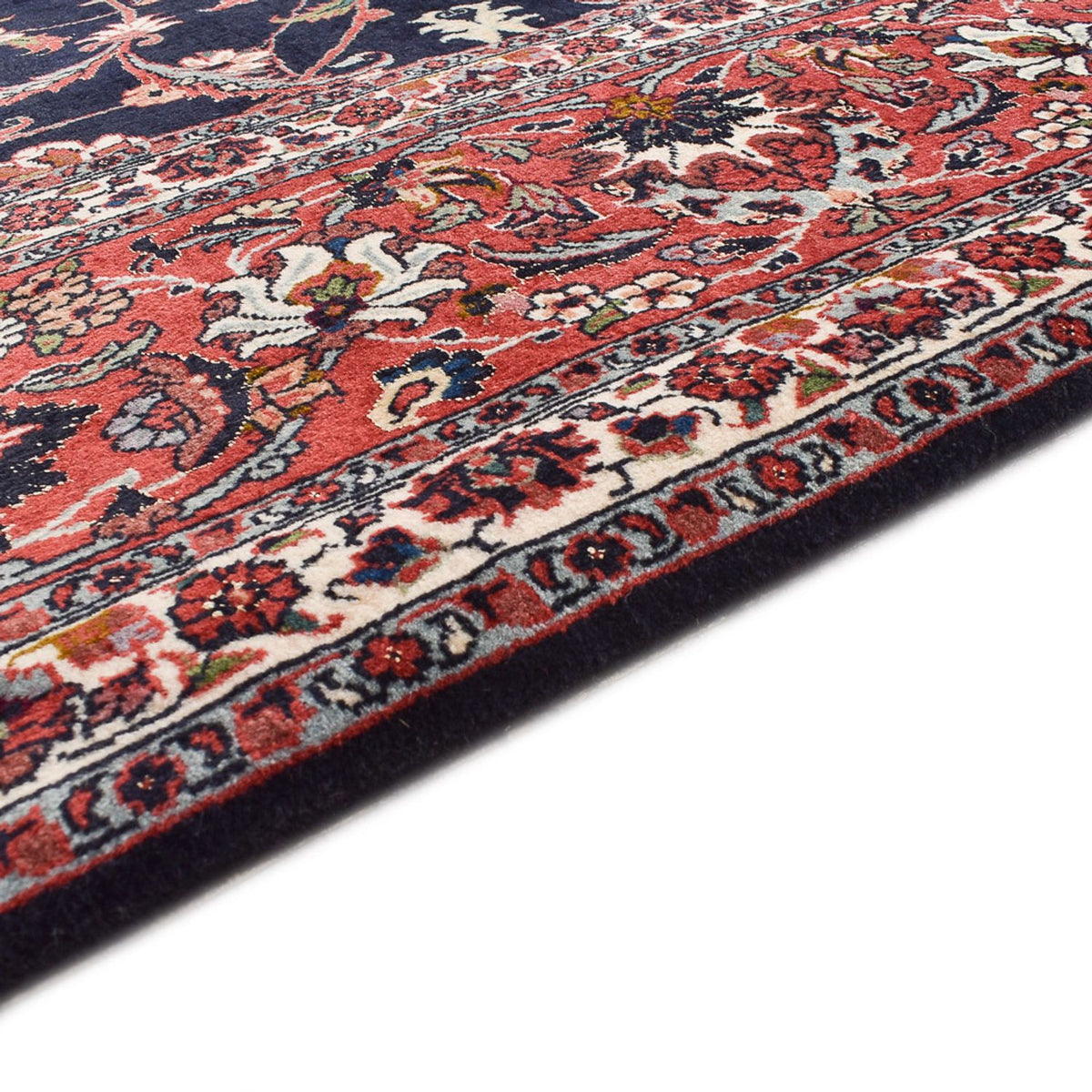 Tapis persan - Bidjar - 350 x 258 cm - bleu foncé