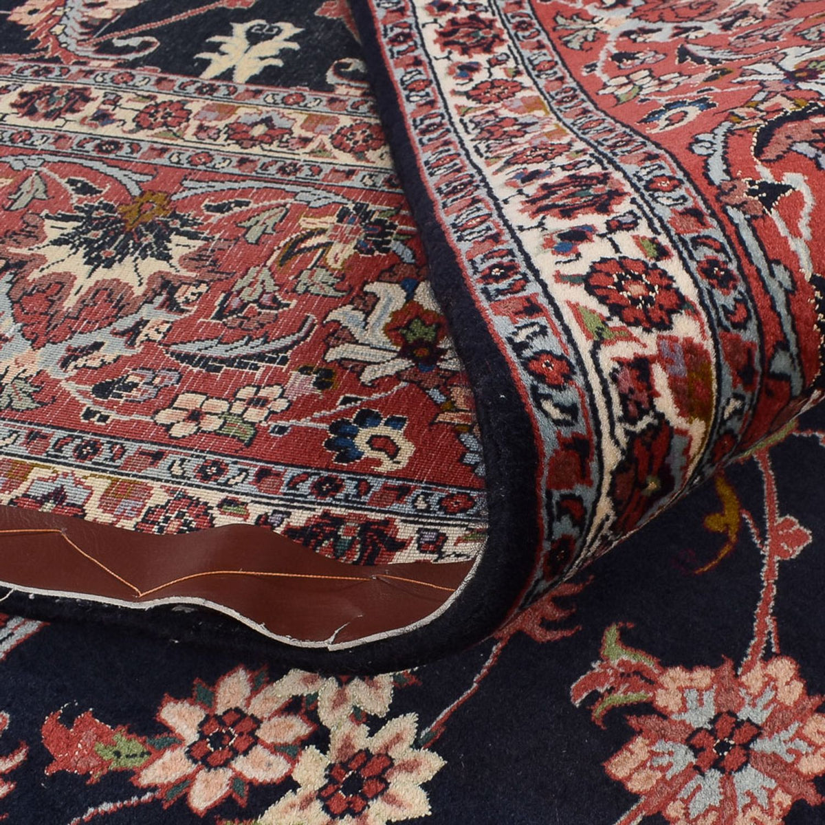 Tapis persan - Bidjar - 350 x 258 cm - bleu foncé