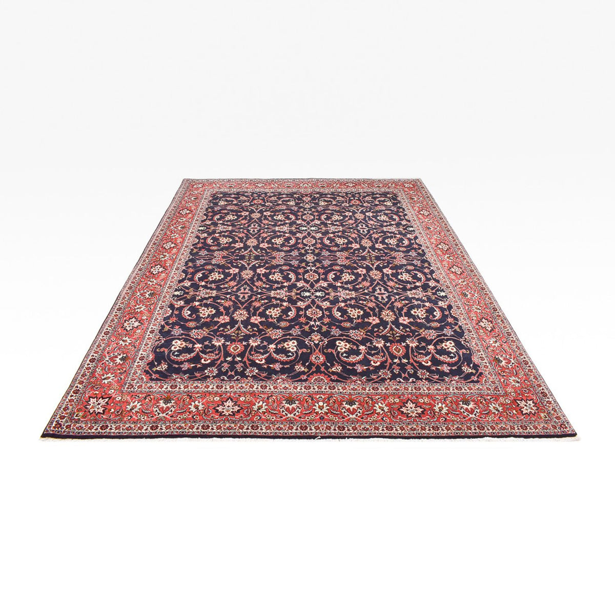 Tapis persan - Bidjar - 350 x 258 cm - bleu foncé
