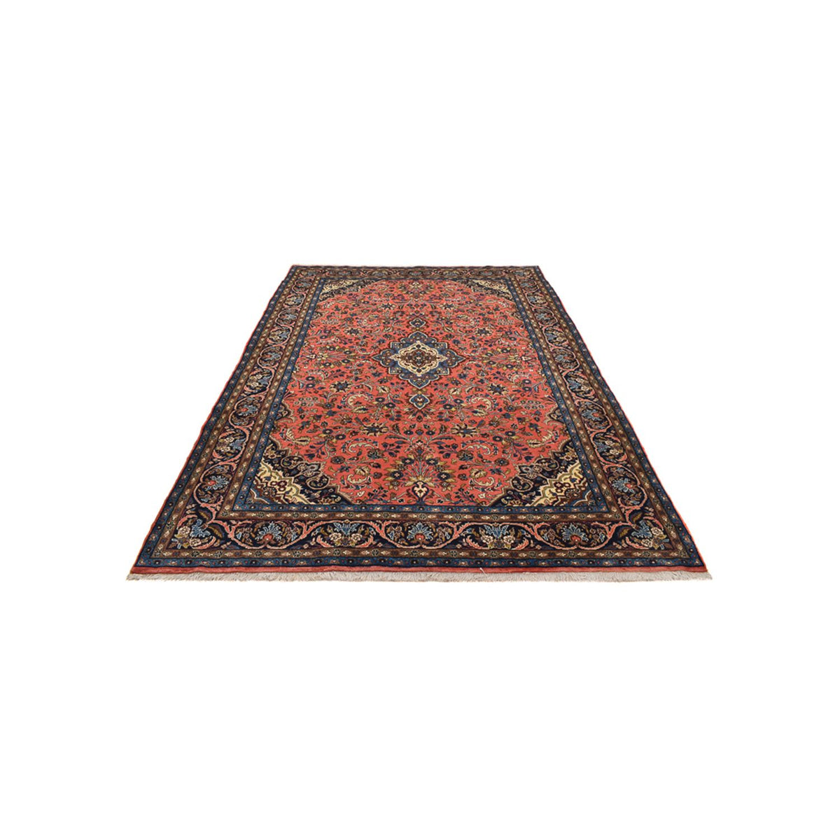 Tapis persan - Nomadic - 297 x 210 cm - rouge clair