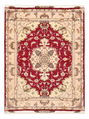 Tapis persan - Tabriz - Royal - 210 x 154 cm - rouge