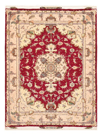 Tapis persan - Tabriz - Royal - 210 x 154 cm - rouge