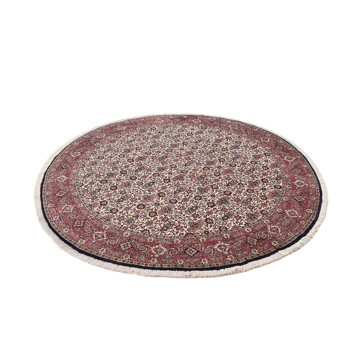 Tapis persan - Bidjar ronde  - 250 x 250 cm - rouille
