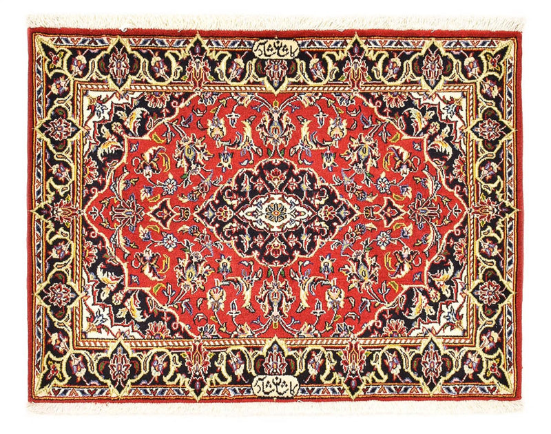 Tapis persan - Keshan - 100 x 70 cm - rouge