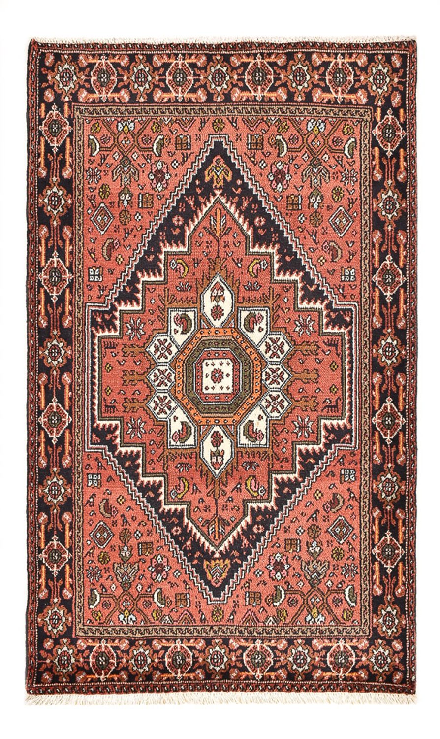 Tapis persan - Nomadic - 124 x 74 cm - rouge clair